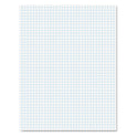Ampad Quadrille Pads, Quadrille Rule (4 sq/in), 50 White (Heavyweight 20 lb Bond) 8.5 x 11 Sheets (22000)