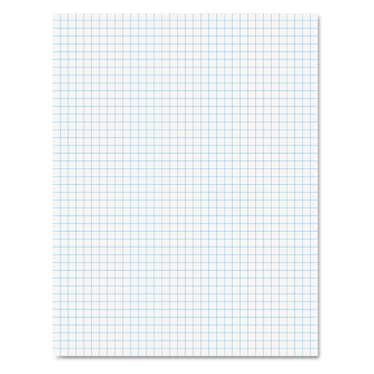 Ampad Quadrille Pads, Quadrille Rule (4 sq/in), 50 White (Heavyweight 20 lb Bond) 8.5 x 11 Sheets (22000)