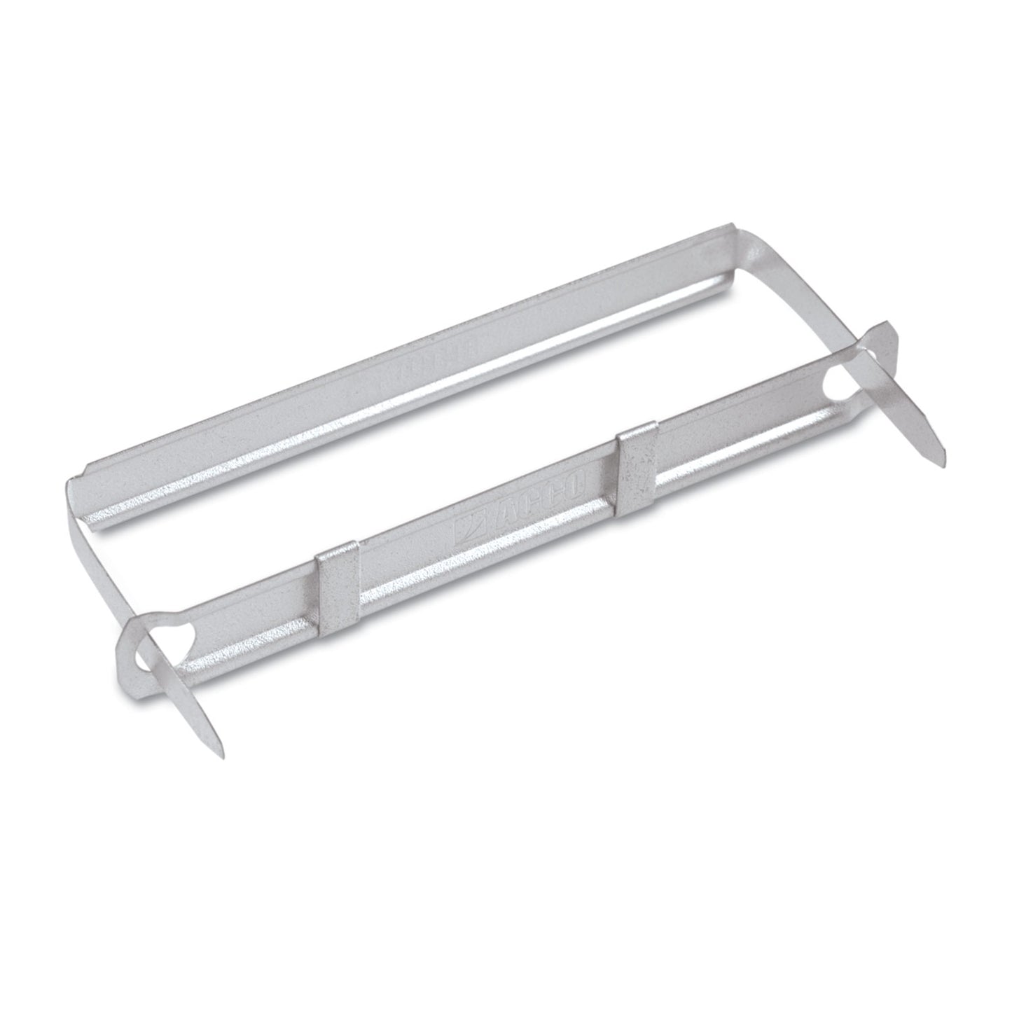 Acco Premium Two-Piece Two-Prong Paper Fastener Base and Compressor Sets, 1" Capacity, 2.75" Center to Center, Silver, 50/Box (70012)