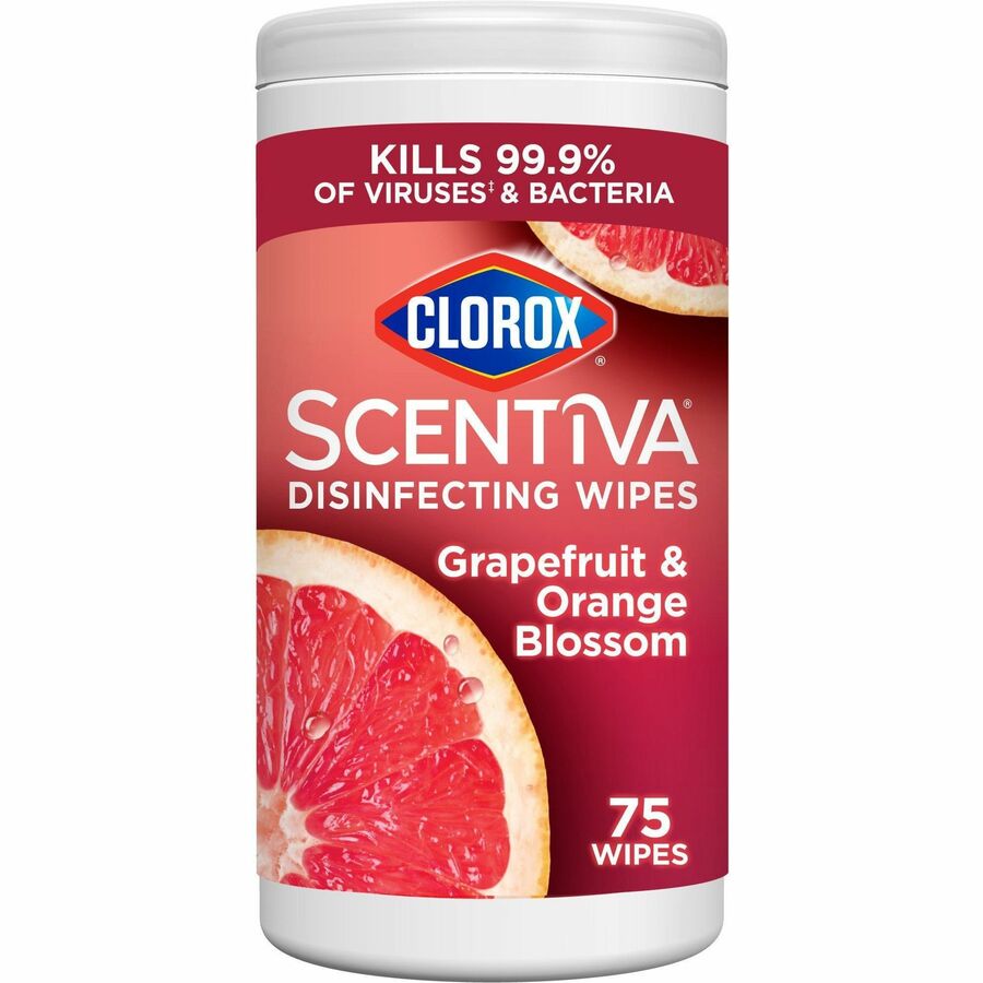 Clorox Scentiva Wipes, Bleach Free Cleaning Wipes (60036)