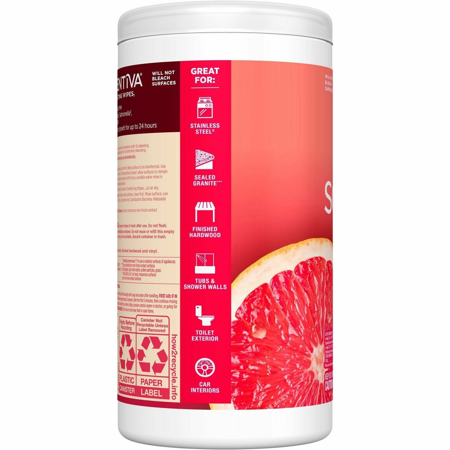 Clorox Scentiva Wipes, Bleach Free Cleaning Wipes (60036)