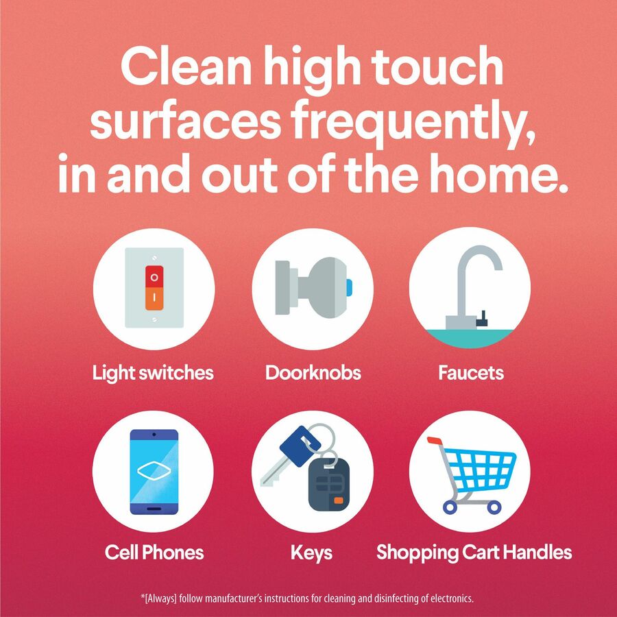 Clorox Scentiva Wipes, Bleach Free Cleaning Wipes (60036)