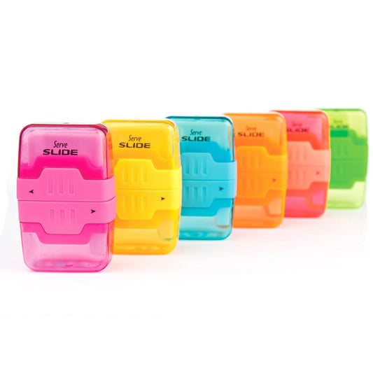 Serve Slide Eraser & Sharpener (SLIDE9KTKR)