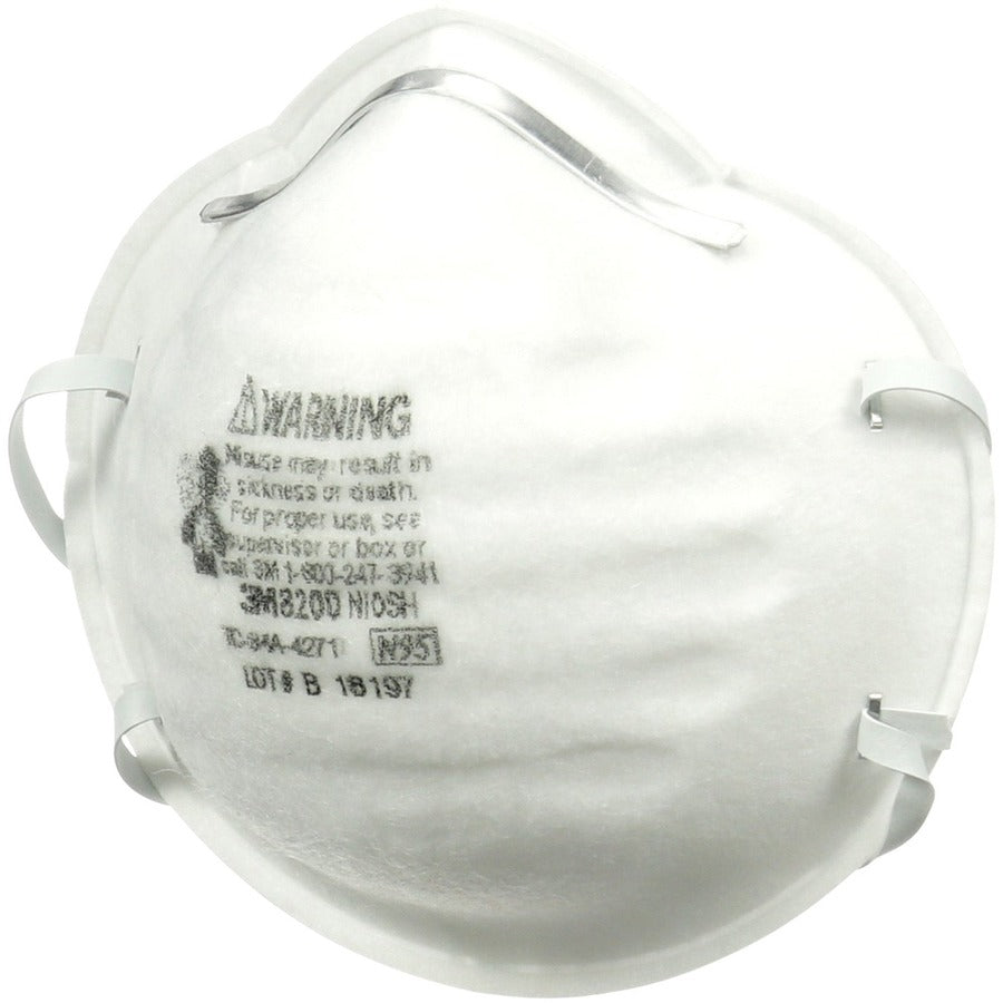 3M N95 Particle Respirator 8200 Masks - 2-Packs (8200H2C)