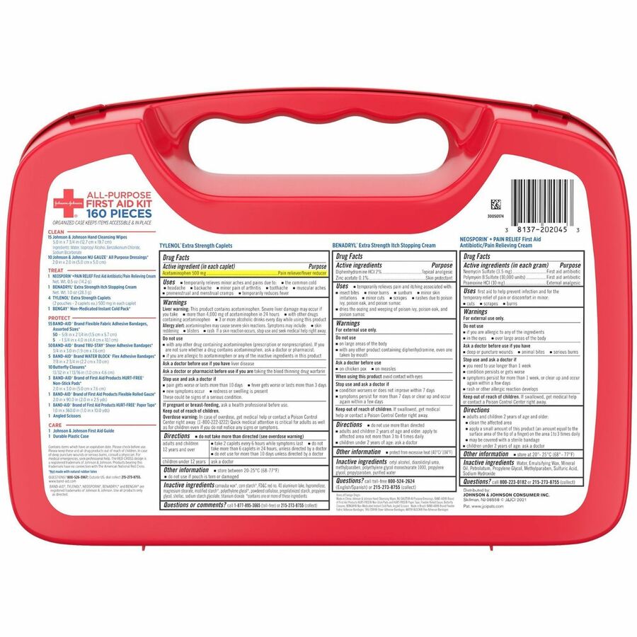 Johnson & Johnson All Purpose First Aid Kit (202045)