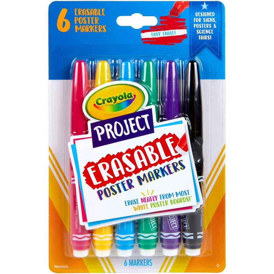 Crayola Project Erasable Poster Markers (588371)