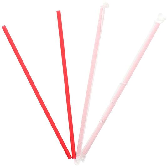 Banyan Giant Red Straws - Wrapped (198200)