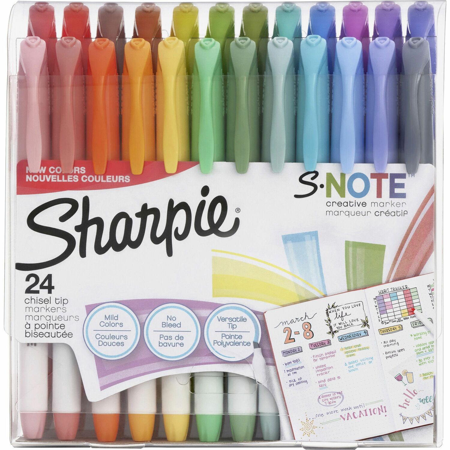 Sharpie S-Note Creative Markers, Chisel Tip (2158059)