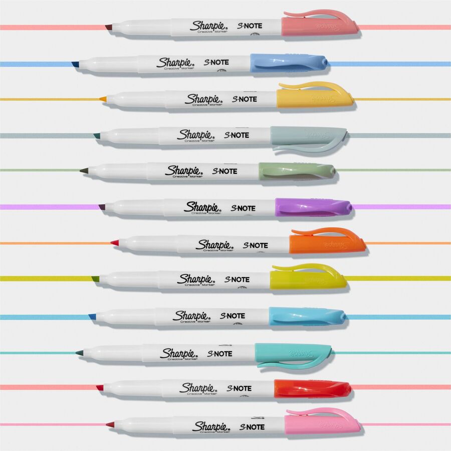 Sharpie S-Note Creative Markers, Chisel Tip (2158059)