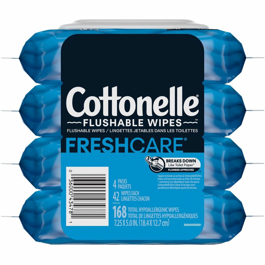 Cottonelle Flushable Wipes (54495)