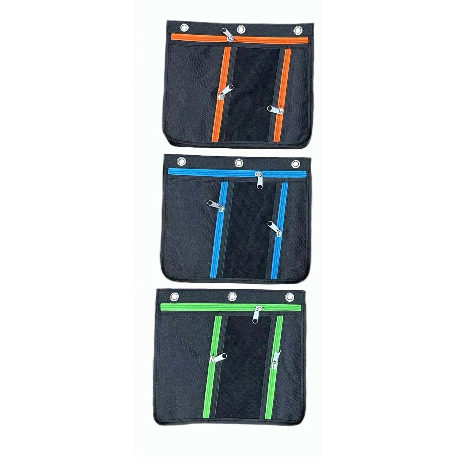 CLI Triple-pocket Pencil Pouches (76395ST)