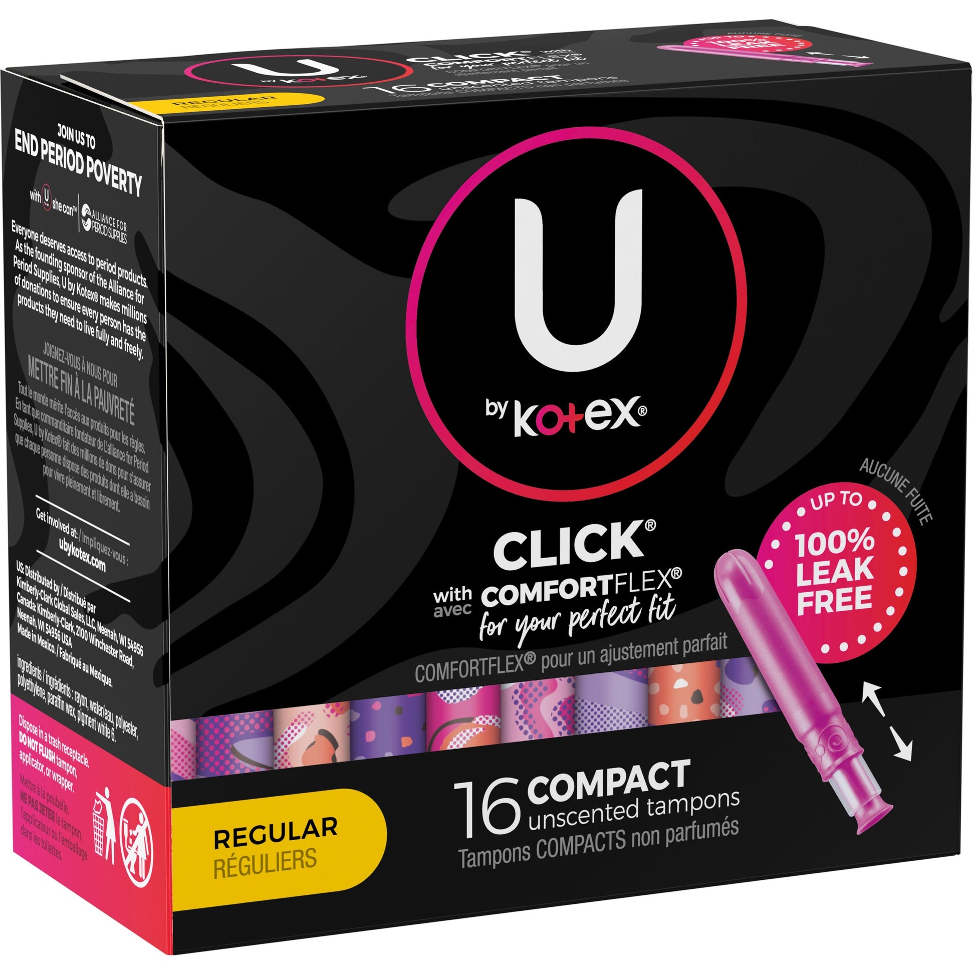 Kimberly-Clark U by Kotex Click Tampon Regular (53445)