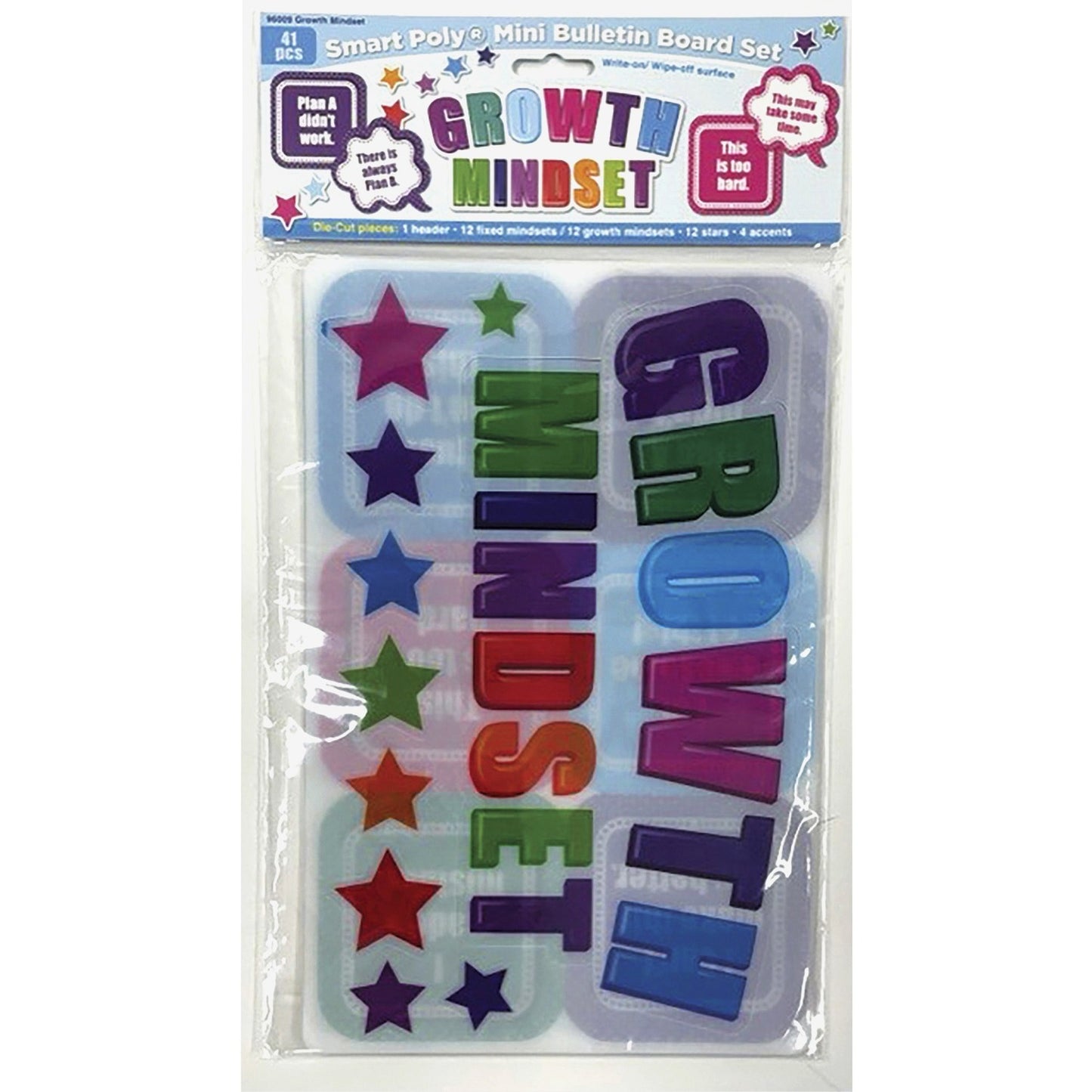 Ashley Smart Poly Growth Mindset Mini Bulletin Board Set (96009)