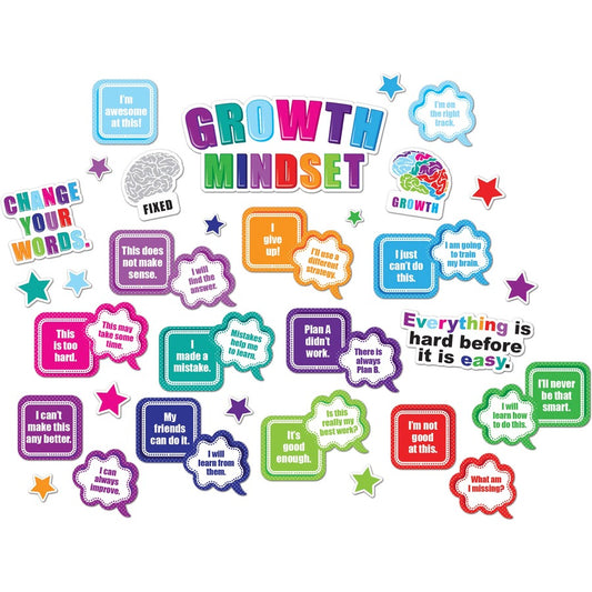 Ashley Smart Poly Growth Mindset Mini Bulletin Board Set (96009)