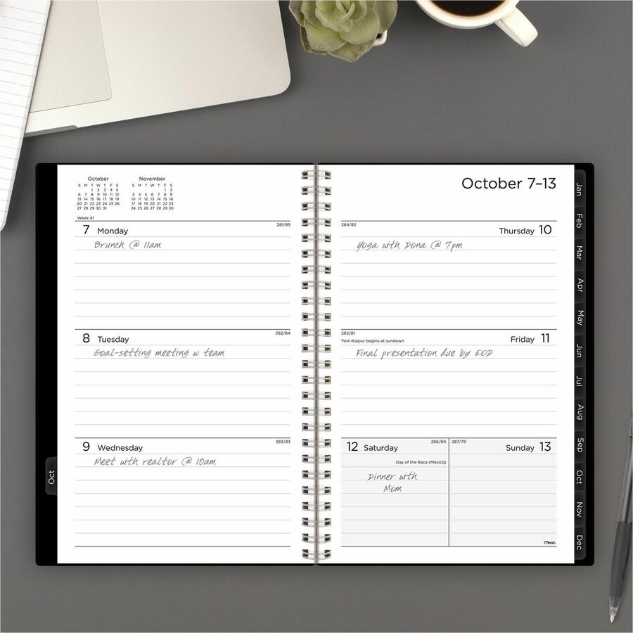 Cambridge Thicket 2024 Monthly Desk Pad Calendar, Compact, 17 3/4" x 11" (CRW42005)