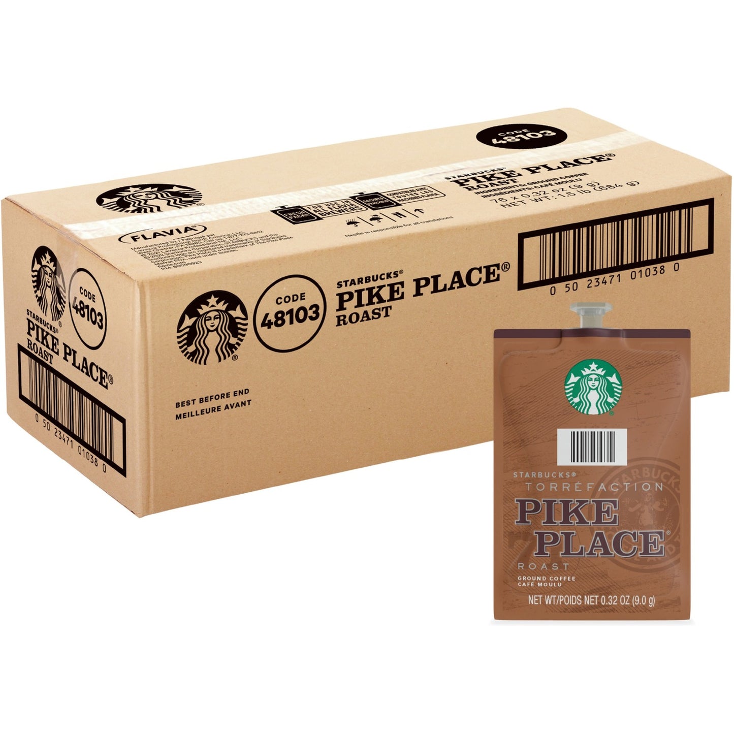 Starbucks Freshpack Pike Place Roast Coffee (48103)