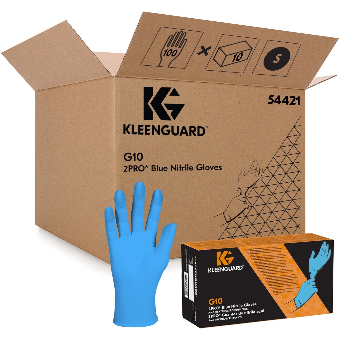 Kleenguard G10 Blue Nitrile Gloves (54421CT)