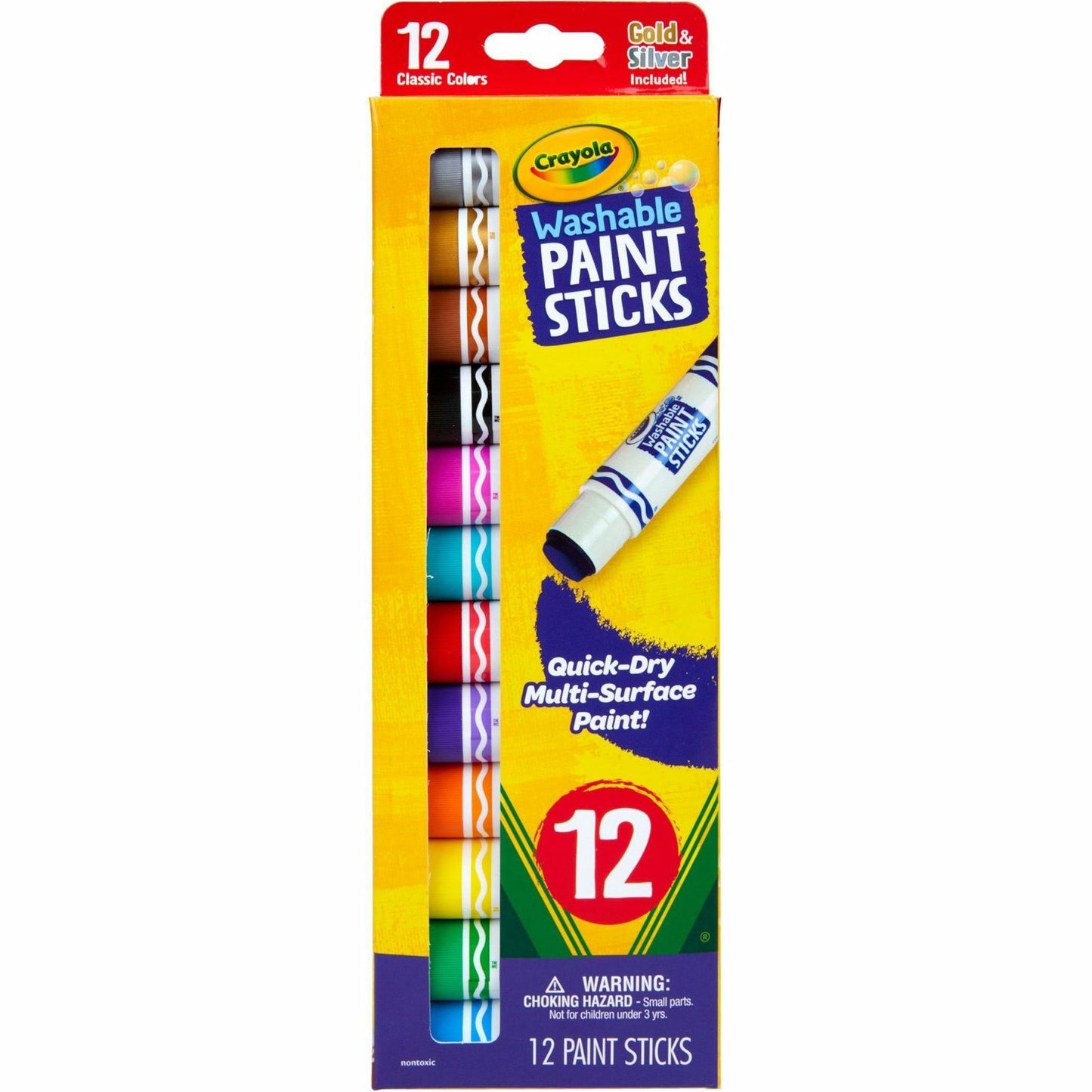 Crayola Project Quick-Dry Paint Sticks (546211)