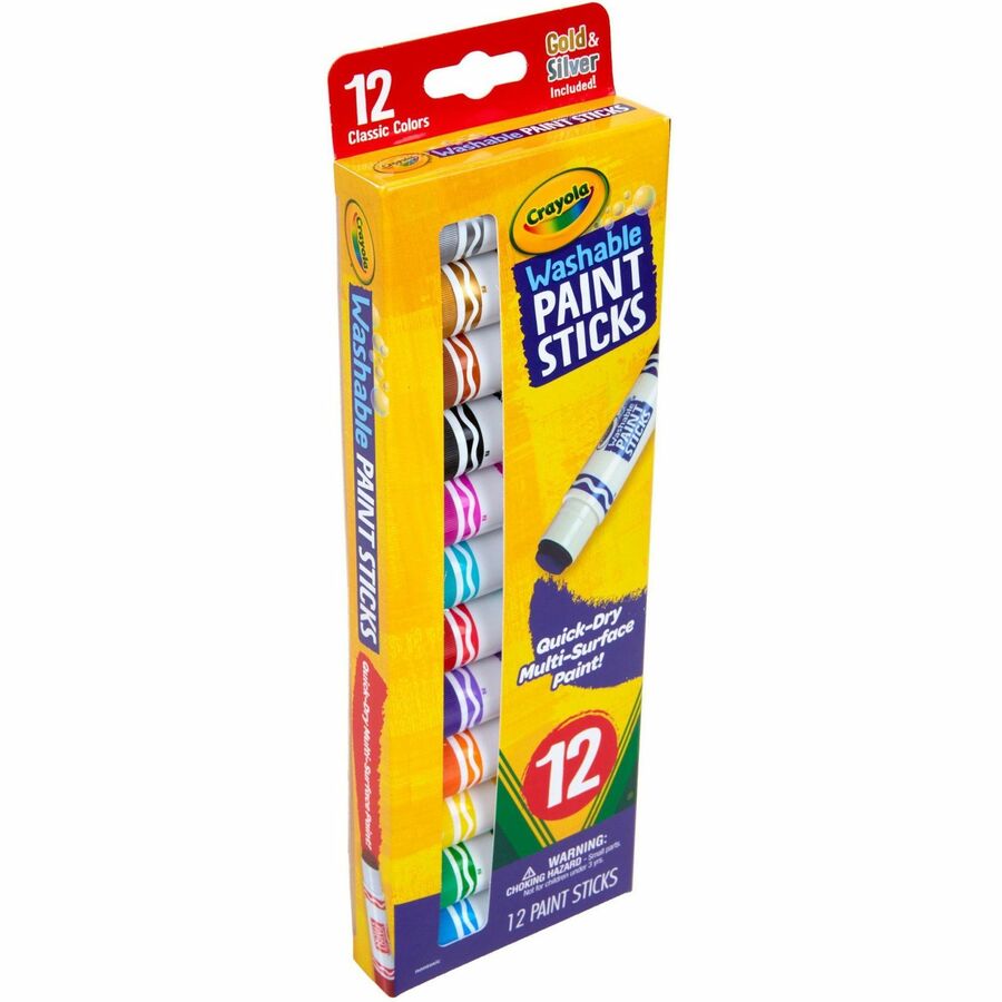 Crayola Project Quick-Dry Paint Sticks (546211)