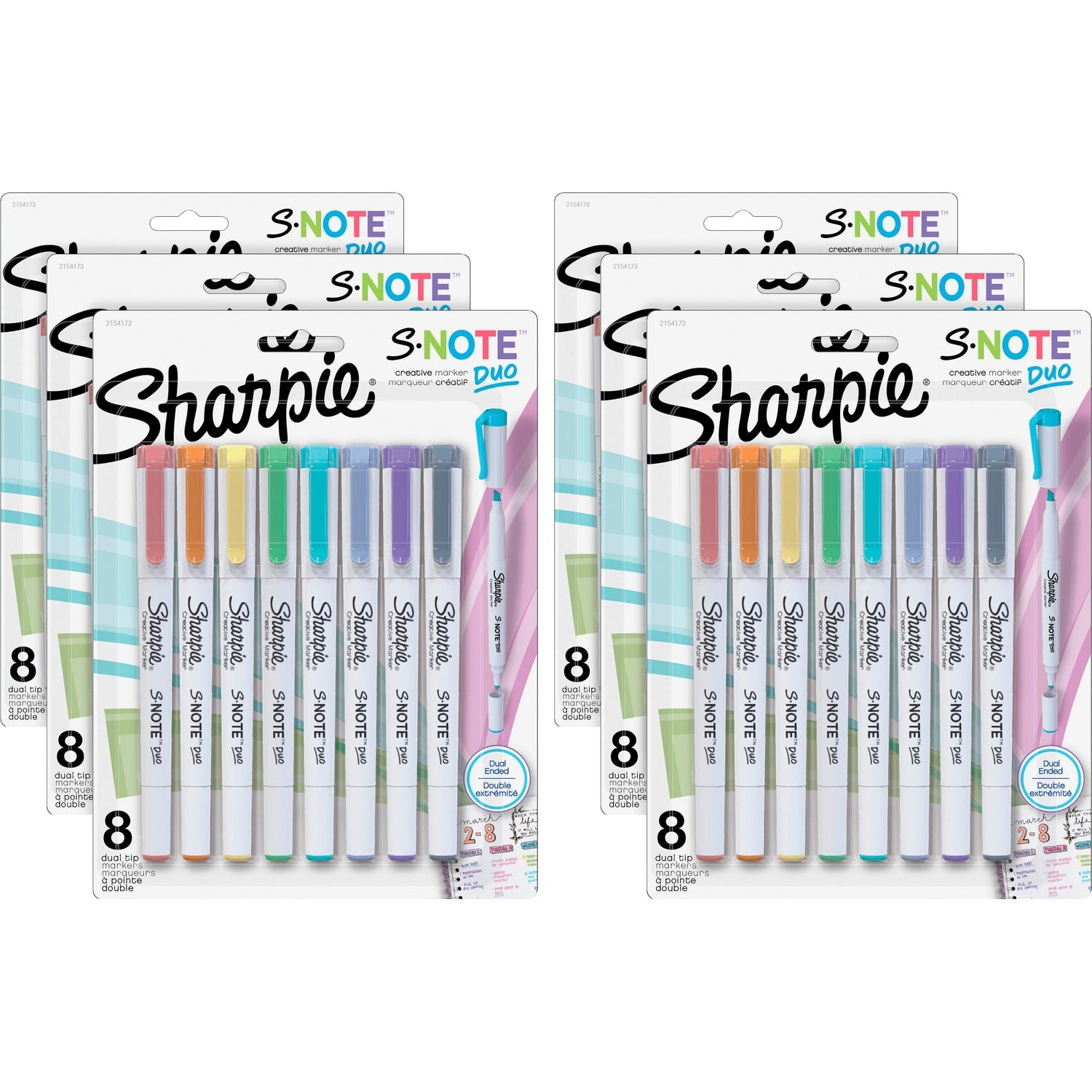 Sharpie S-Note Duo Dual-Tip Markers (2154173BX)
