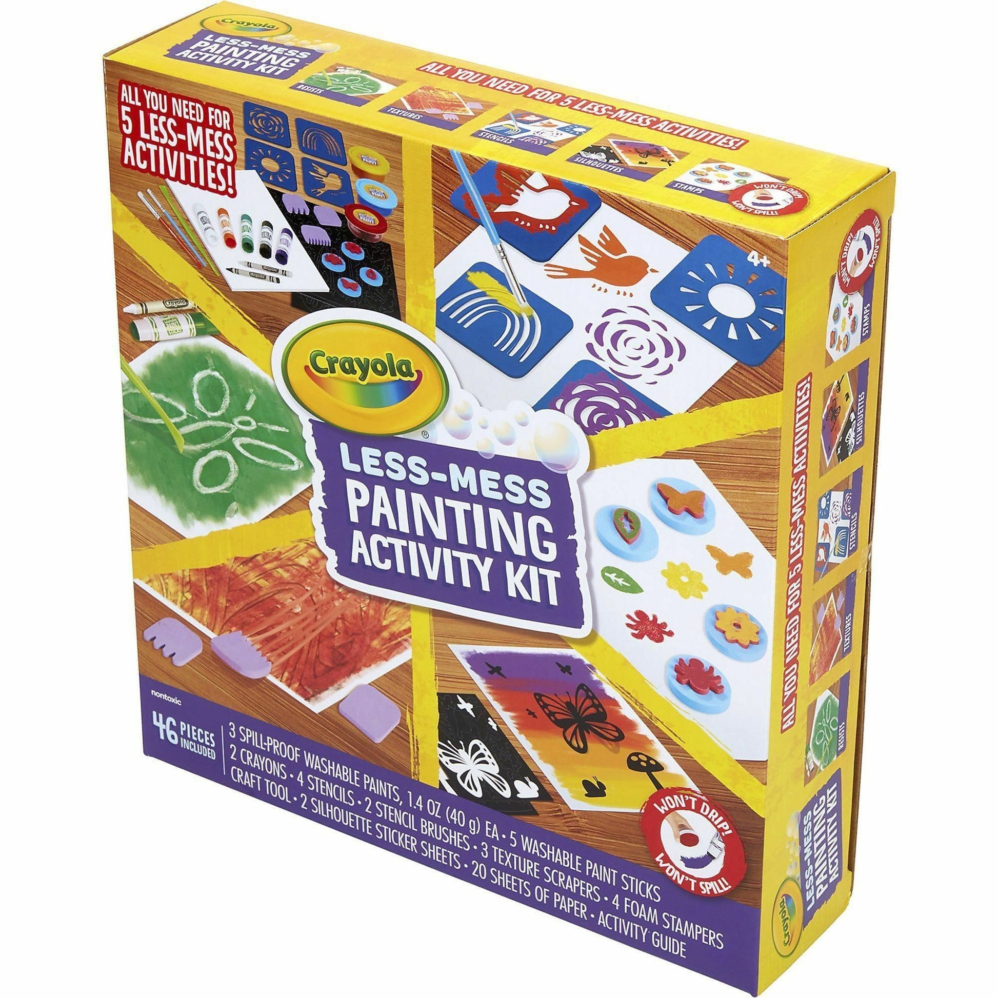 Crayola Less Mess Paint Set (046941)