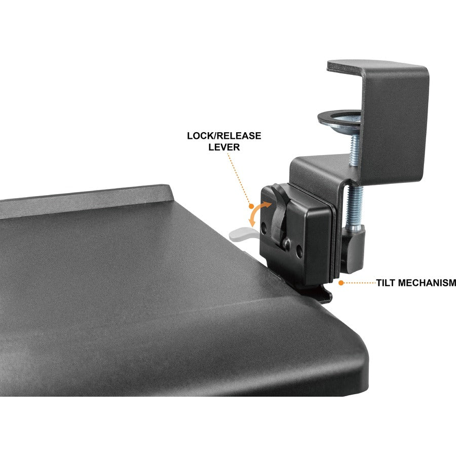 Kantek Clamp Mount for Keyboard - Black (KT175)