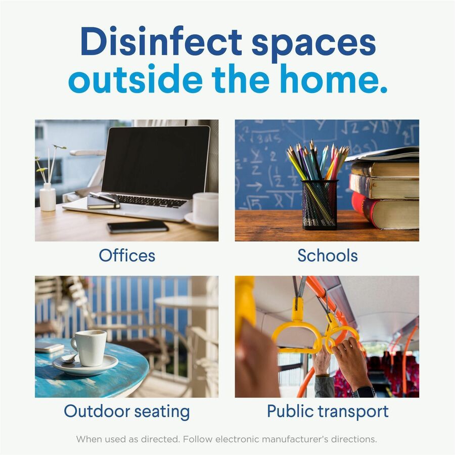 Clorox On The Go Bleach-Free Disinfecting Wipes (60133CT)