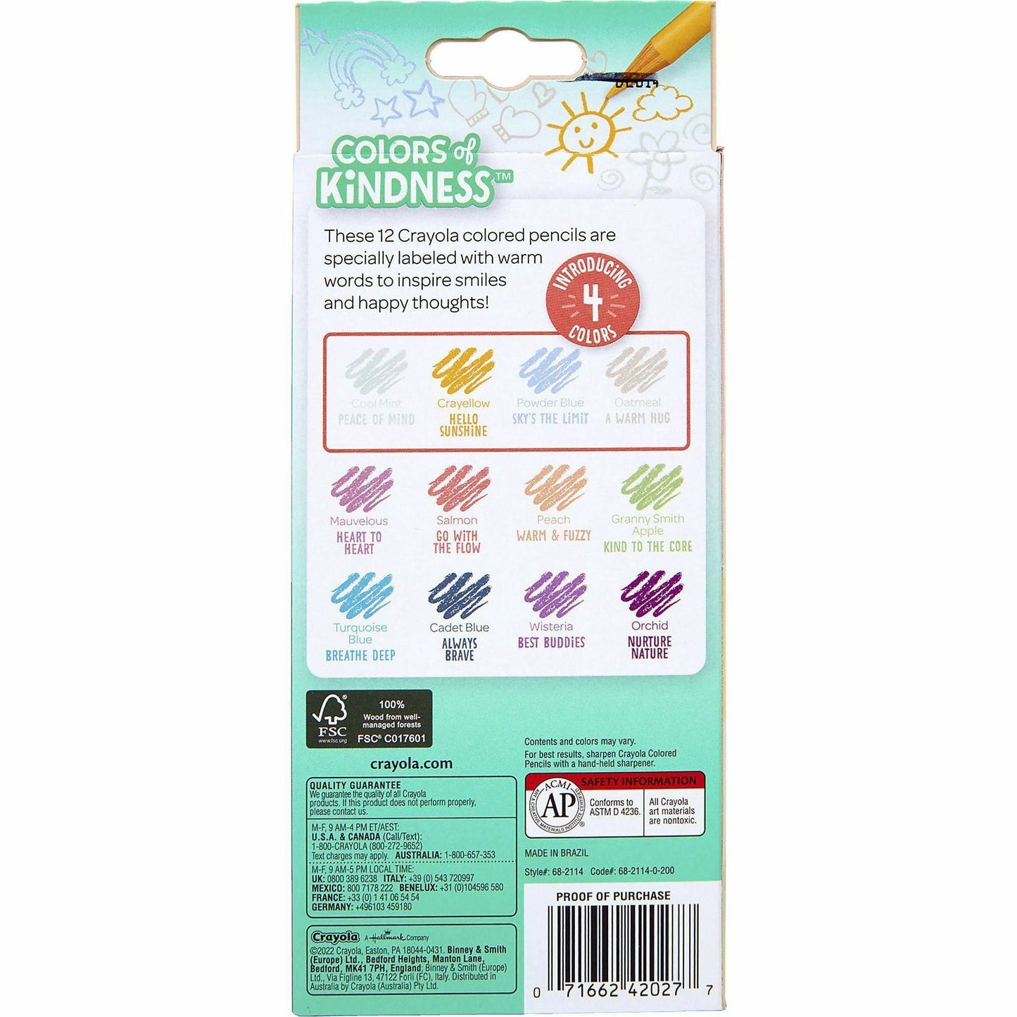 Crayola Colors of Kindness Pencils (682114)