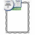 FranklinCovey Geographics Silver Foil Award Certificates (48762)