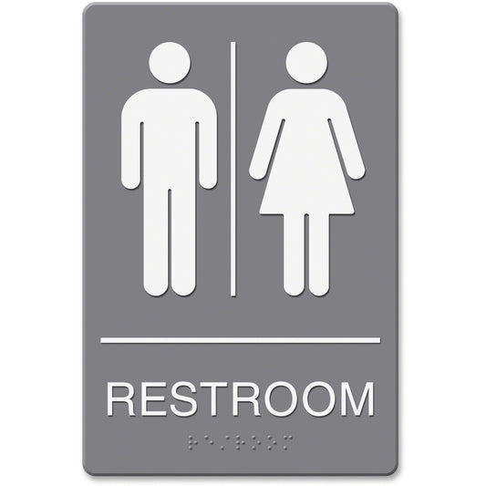 Headline Signs ADA RESTROOM/Image Sign (4812)