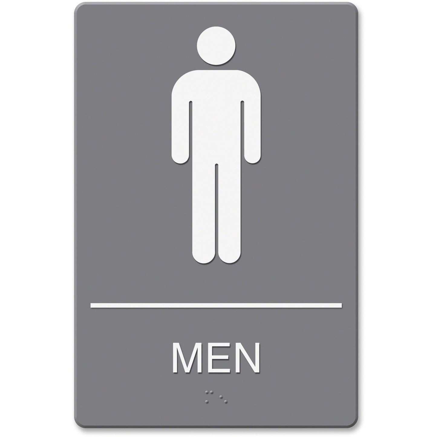 Headline Signs ADA MEN Restroom Sign (4817)