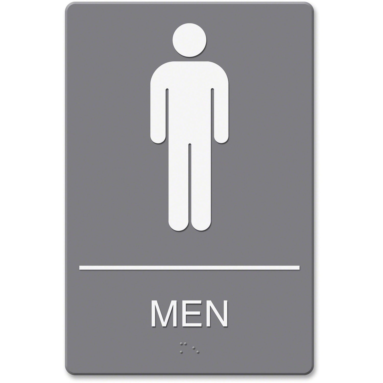 Headline Signs ADA MEN Restroom Sign (4817)