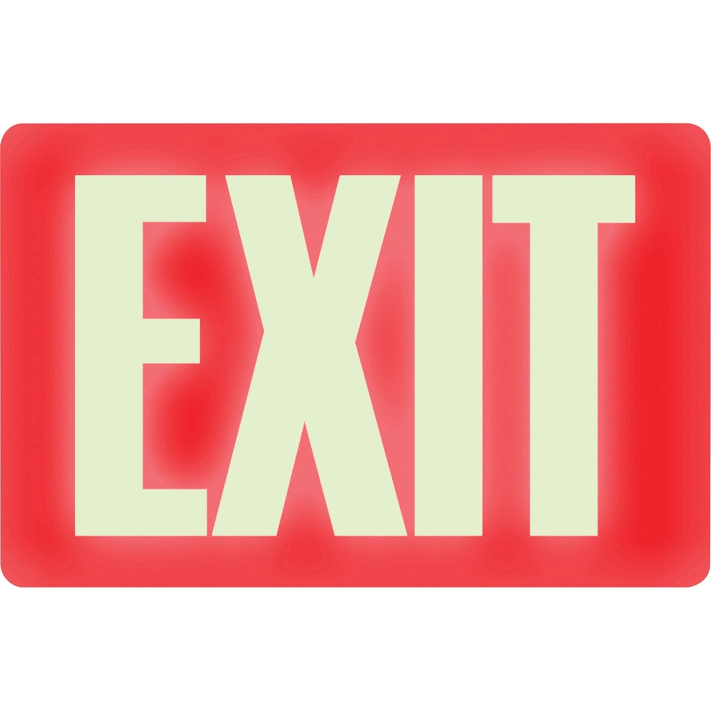 Headline Signs Glow In Dark EXIT Sign (4792)