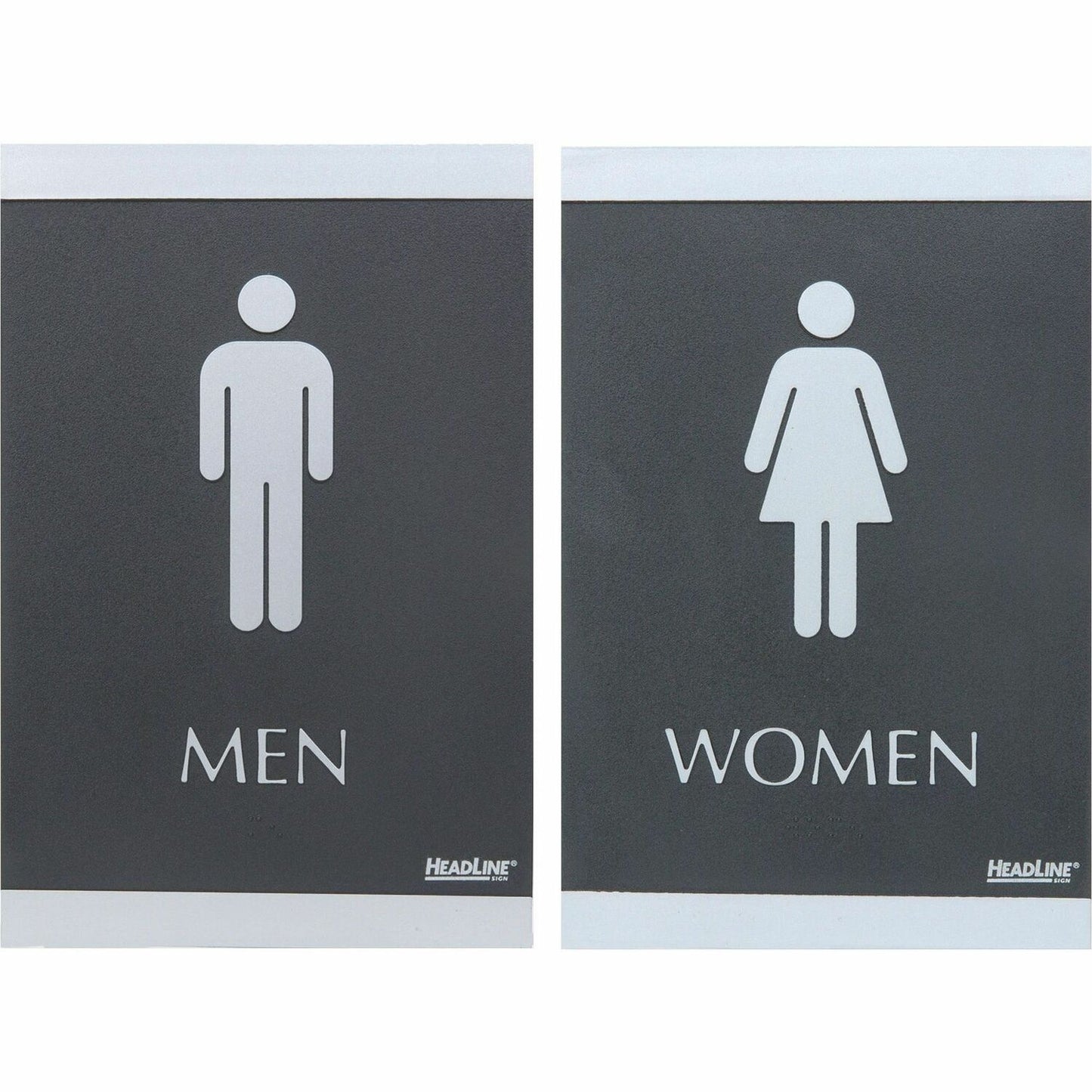 Headline Signs ADA MEN/WOMEN Restroom Sign (4248)