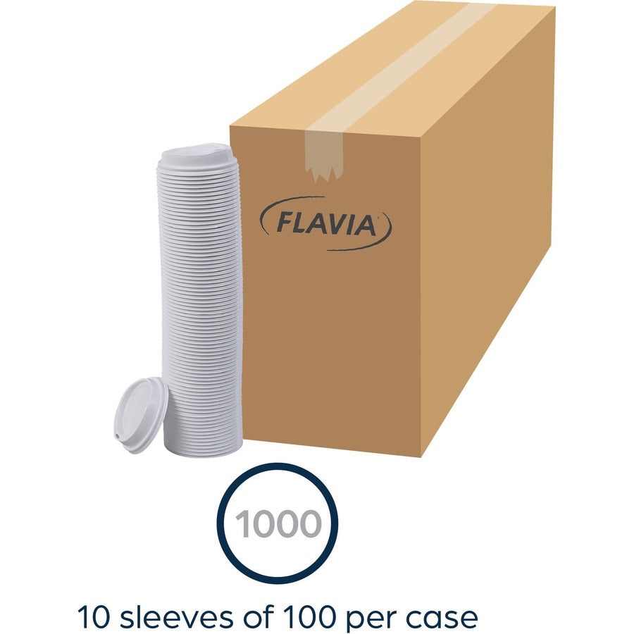 Flavia 10 oz Hot Beverage Paper Cup Lids (25200019)