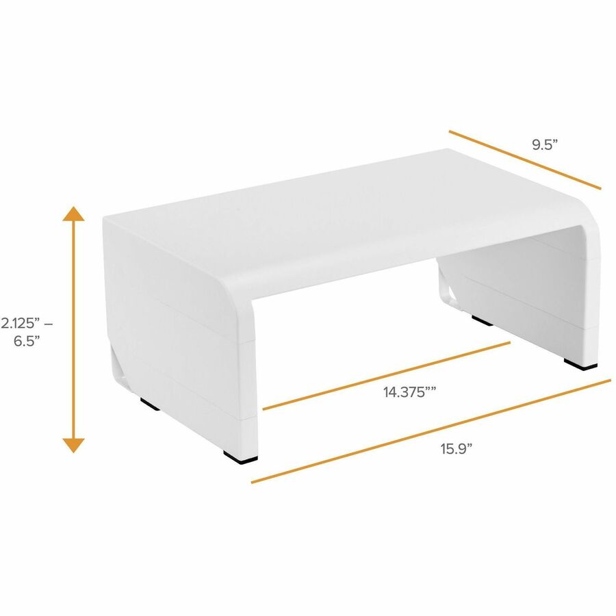 Stanley-Bostitch Adjustable Monitor Stand (KTSTANDWHT)