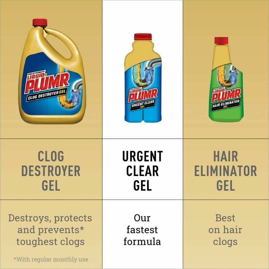 Liquid Plumr Liquid-Plumr Urgent Clear Pro-Strength Clog Remover (30548)