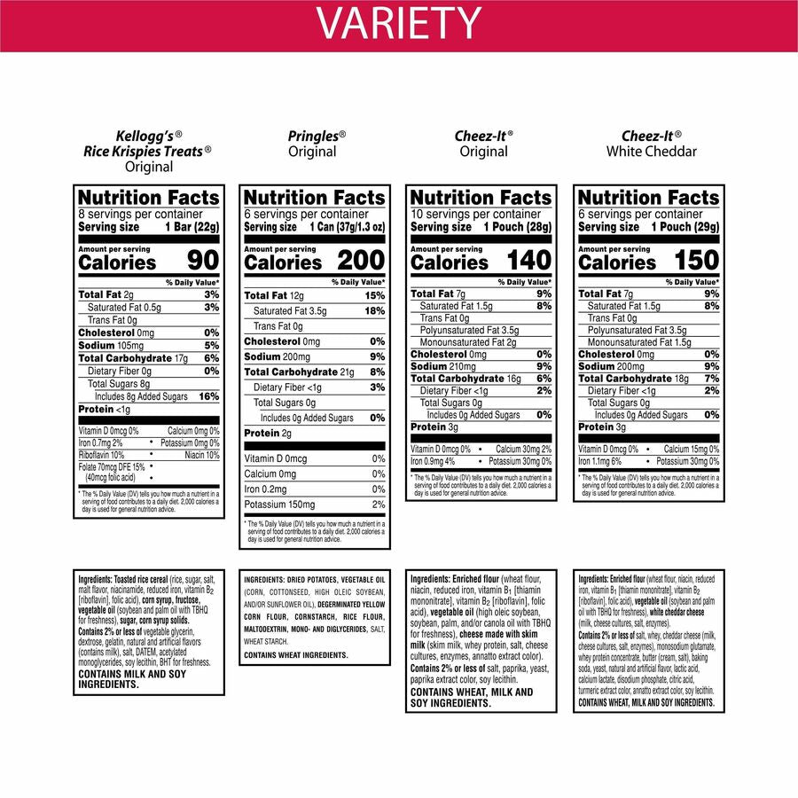 Kellogg's Snacks Mega Variety Pack (00149)