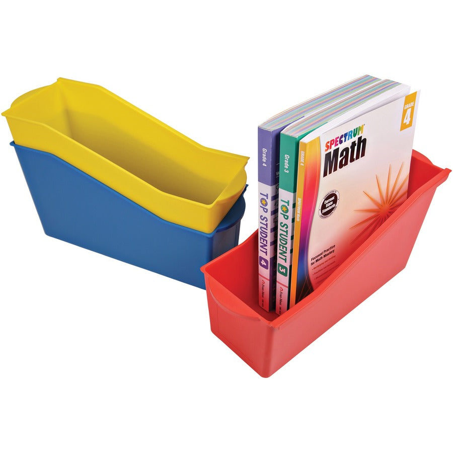 Deflecto Antimicrobial Kids Book Bin (39508BLU)