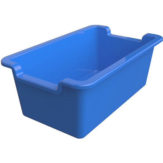 Deflecto Antimicrobial Rectangular Storage Bin (39510BLU)