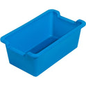 Deflecto Antimicrobial Rectangular Storage Bin (39510BLU)