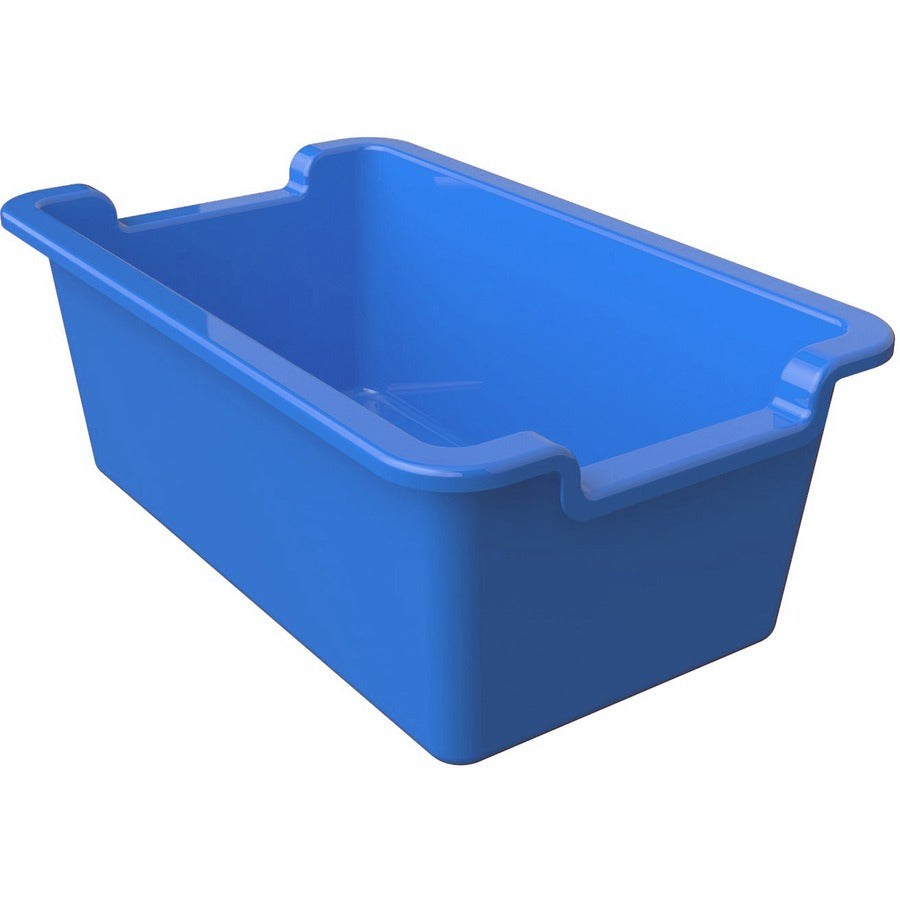 Deflecto Antimicrobial Rectangular Storage Bin (39510BLU)