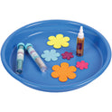 Deflecto Kids Antimicrobial Round Craft Tray (39514BLU)