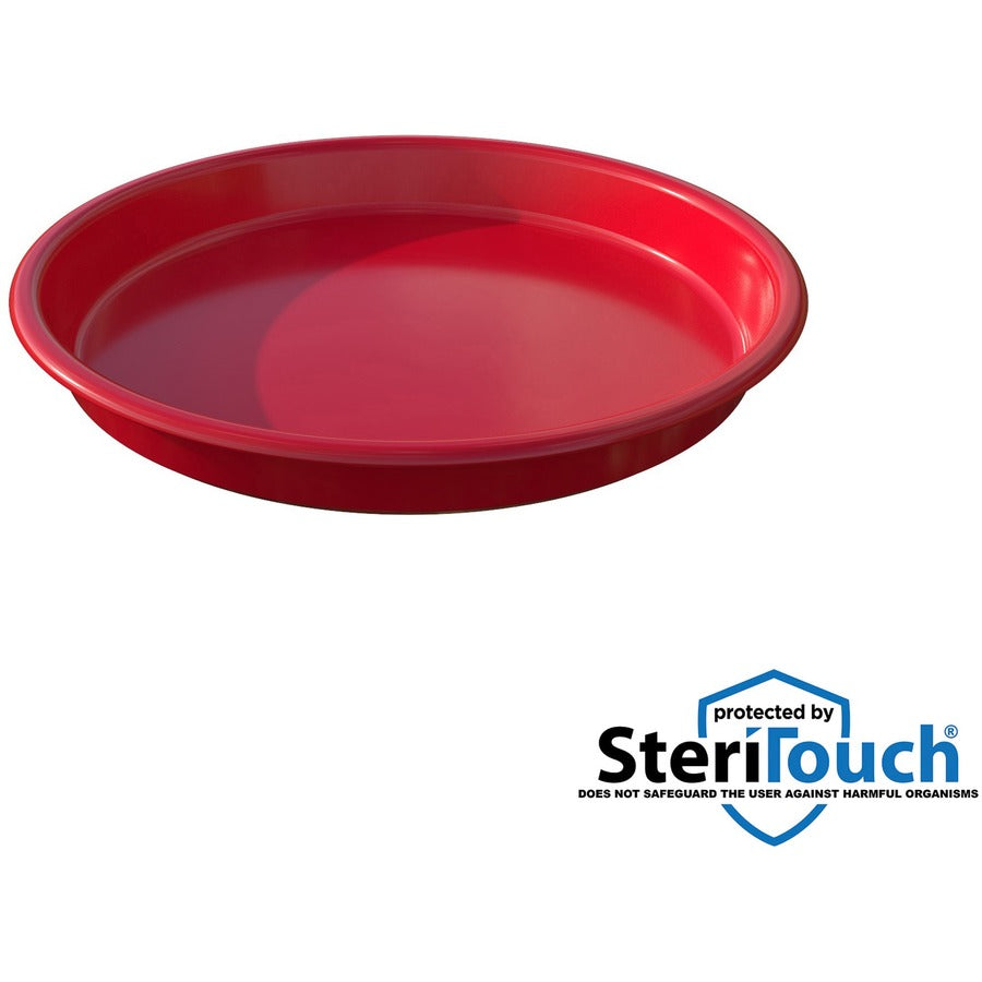 Deflecto Kids Antimicrobial Round Craft Tray (39514RED)