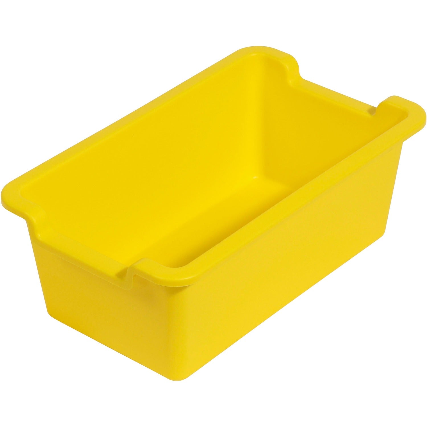 Deflecto Antimicrobial Rectangular Storage Bin (39510YEL)