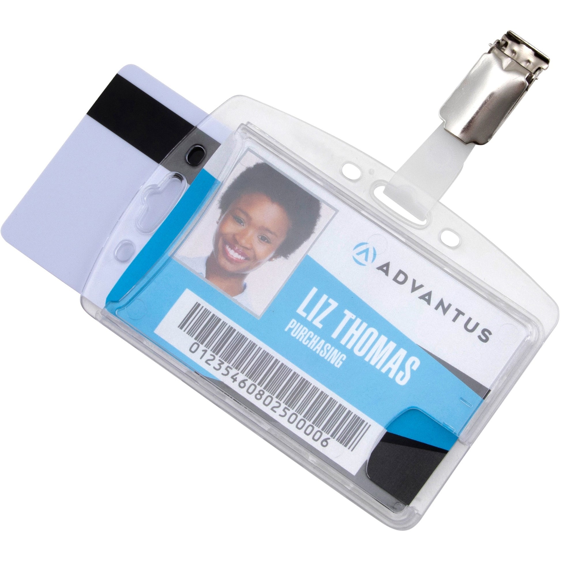 Advantus Plastic ID Card Holders (76130)