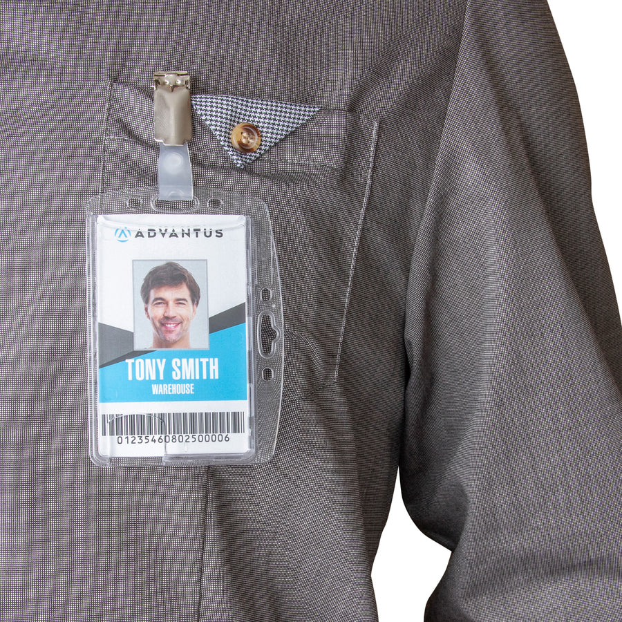 Advantus Plastic ID Card Holders (76130)