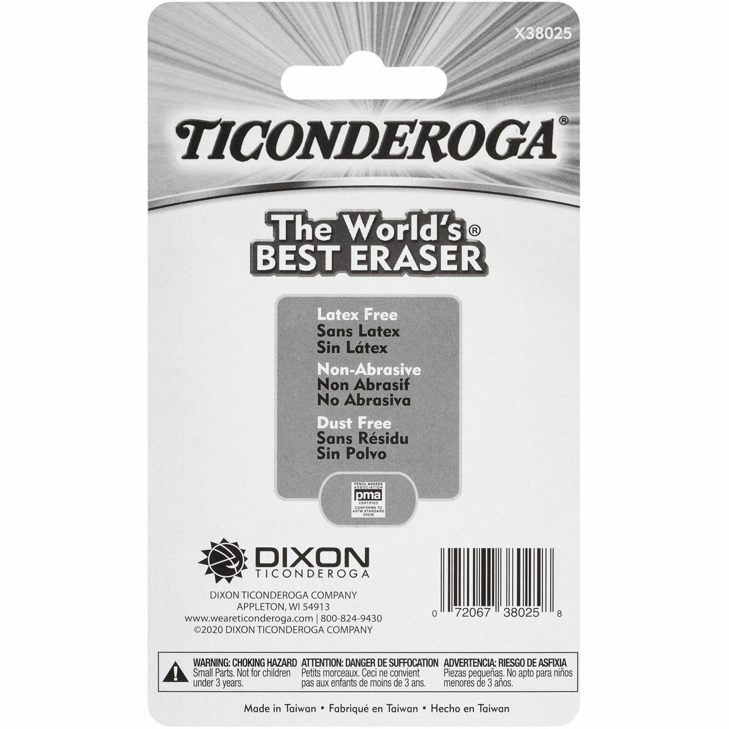 Ticonderoga Pencil Cap Erasers (X38025)