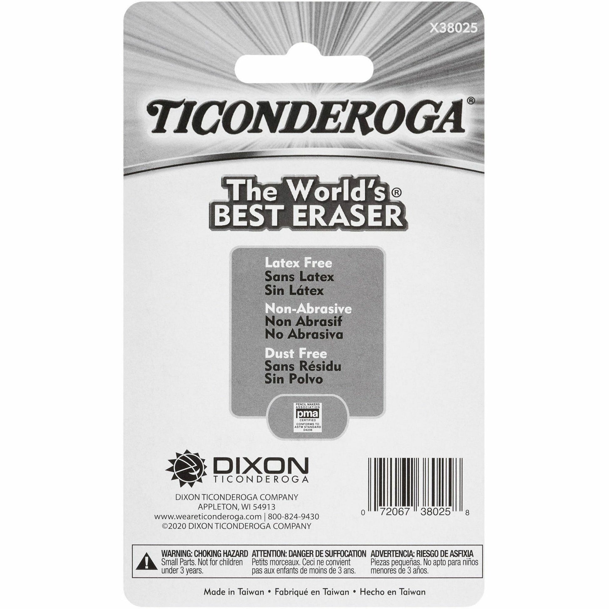 Ticonderoga Pencil Cap Erasers (X38025)