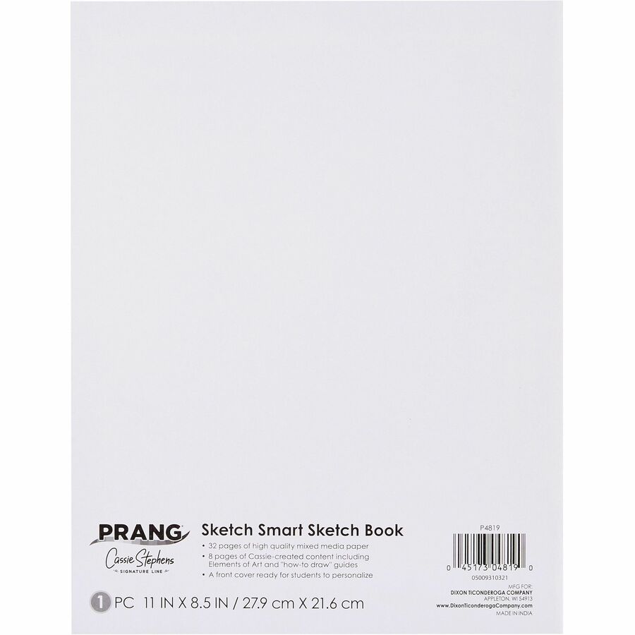 Prang Sketch Smart Sketch Book (P4819)